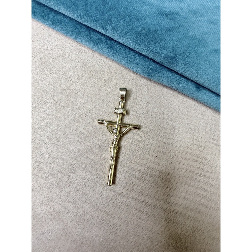 Classic Catholic Jesus Corpus Crucifix‎ Cross Pendant